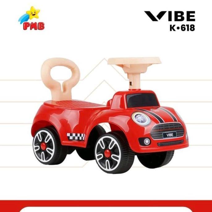 Promo Tolocar Mobil Mobilan Anak Kayuh Pmb K618 K 618 Vibe Mini Coper/K620/K621 Cod