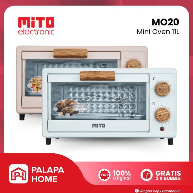 Mito Oven Mini MO20 MO 20 11 Liter 11L Wood Handle Series Open Listrik Kecil Mitochiba Diskon