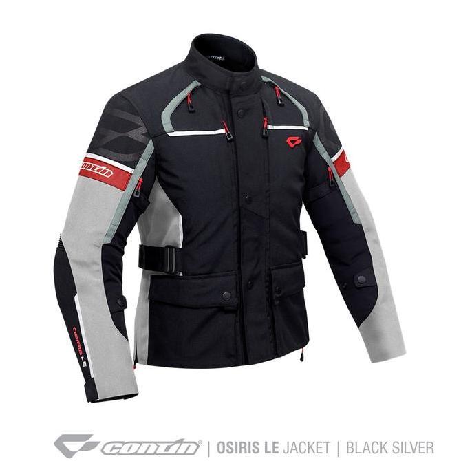 Fotwell- Continmoto Jaket Motor Touring Adventure Protektor Contin Osiris Le - Silver