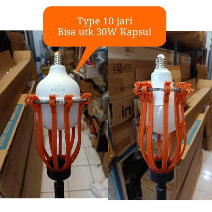 Litcx- Stik Lampu/ Galah Pemasang Lampu