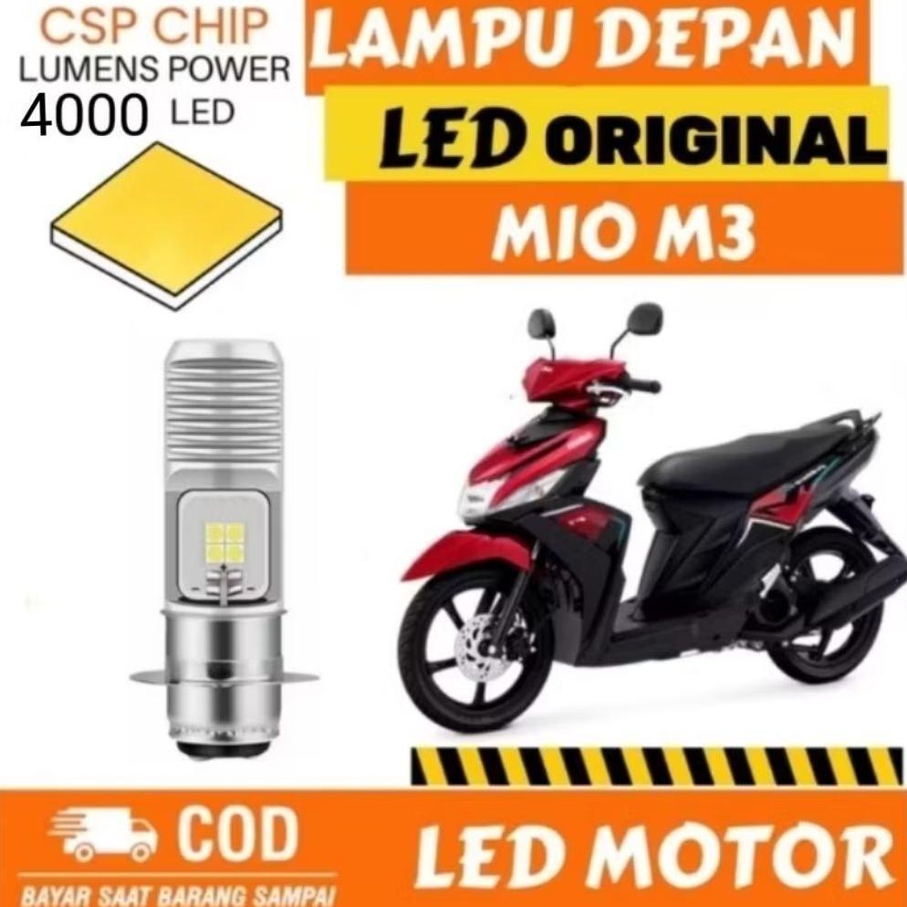 TERBARU LAMPU DEPAN MOTOR LED SUPER TERANG YAMAHA MIO M3/SPORTY ORIGINAL H6