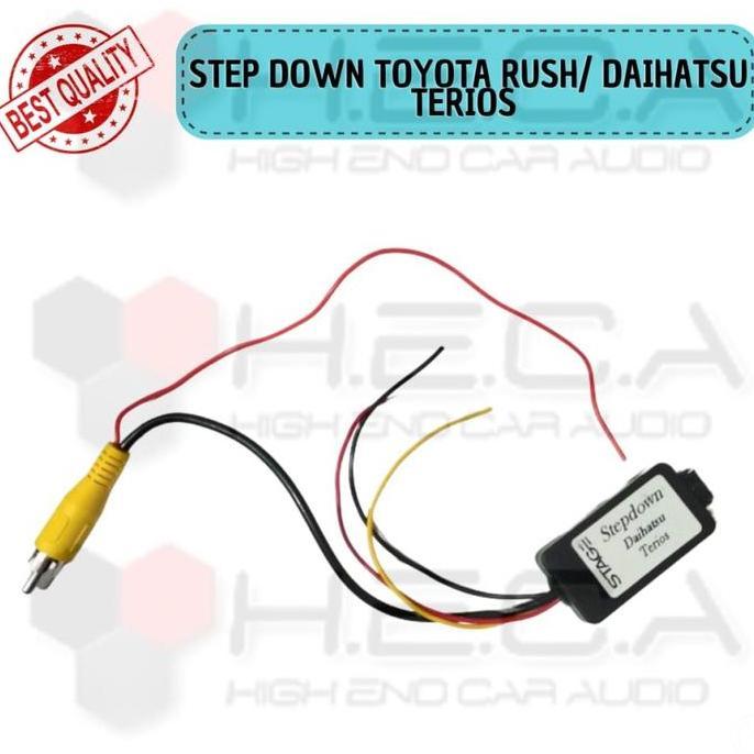 Step Down Camera 360 Toyota Rush & Daihatsu Terios stepdown Kamera 360 bawaan OEM Converter Socket S