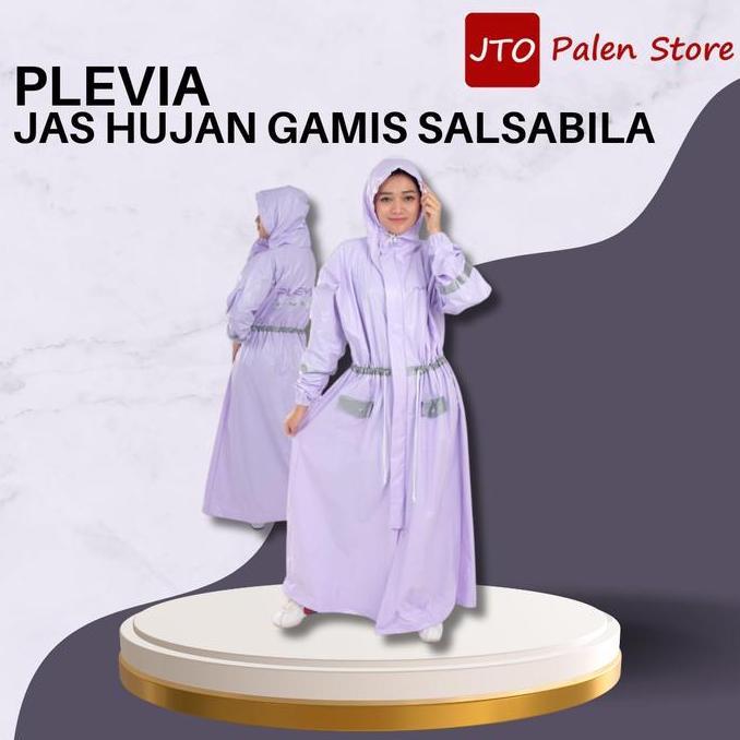 TERBARU - Jas Hujan Gamis Salsabila PLEVIA - Jas Hujan PLEVIA Gamis Salsabila