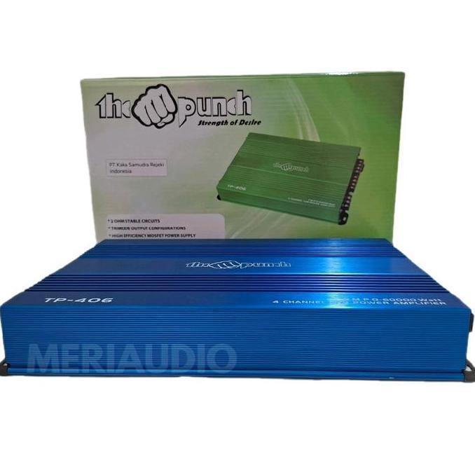 Power Amplifier 4Channel THE PUNCH Tp 4.4channel