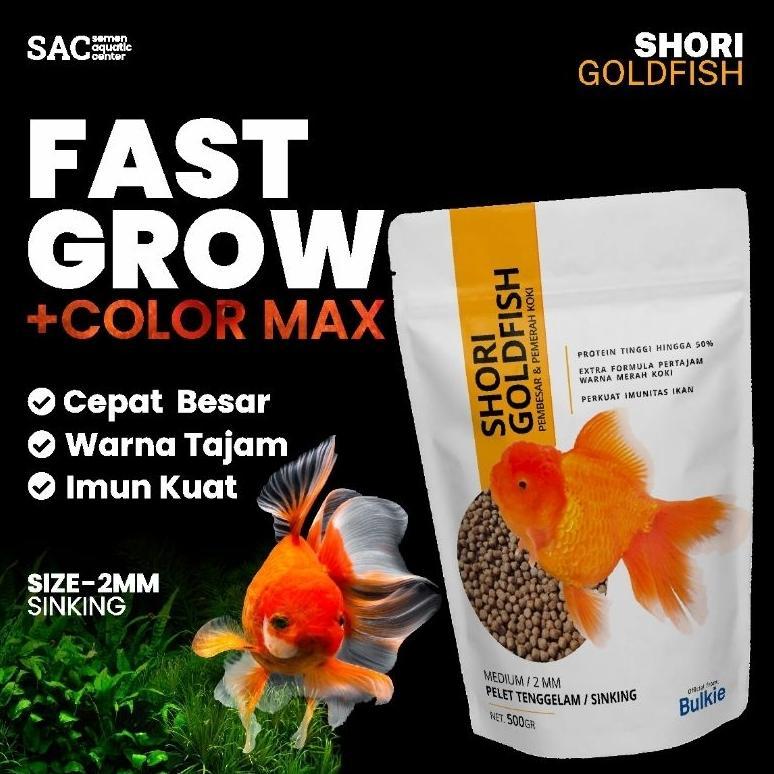 TERLARIS PAKAN PREMIUM IKAN KOKI PELET IKAN KOKI SHORI UNTUK BULKIE DAN WARNA