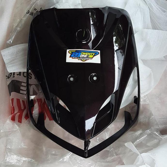 Legshield Dasi Tameng Body Mio Smile Hitam Violet Original Yamaha