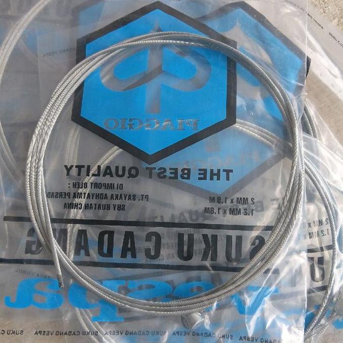 TERLARIS KAWAT KOPLING VESPA KABEL KOPLING VESPA PAKET ISI 10 SET - MOTORCYCLE