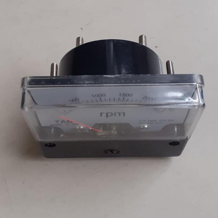 RPM METER ANALOG 0-2500 RPM 1 MA 10 V DC TACHOMETER ORIGINAL DAN TERPERCAYA