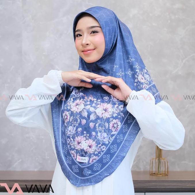 Heddosu- Vava Hijab - Jilbab Instan Bergo Non-Pet Malay Aisha - Mahkota Muslim Kerudung Nita Desa Pa