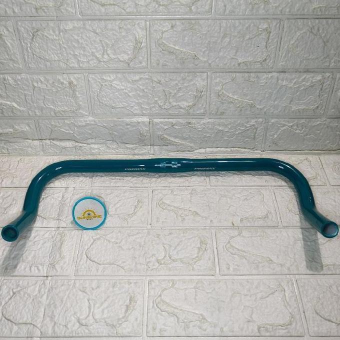 Stang Sepeda Fixie PROMAX Handlebar Bullhorn Standard 25.4mm Setir Tanduk Alloy