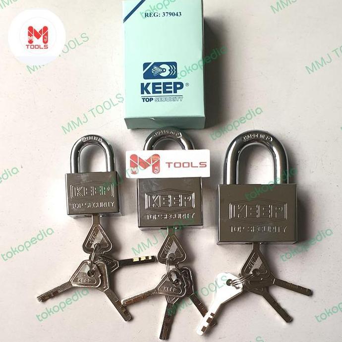 Gembok KEEP 60mm Pendek- KEEP Top Security Lock-KEEP Gembok stainless