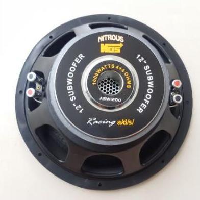 subwoofer ads nitrous 12 inch baru 1000 watt doublecoil