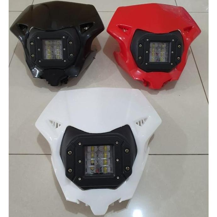 TERLARIS HEADLAMP CRF 2018 LED/KEDOK LAMPU CRF /BATOK LAMPU CRF/LAMPU DEPAN CRF