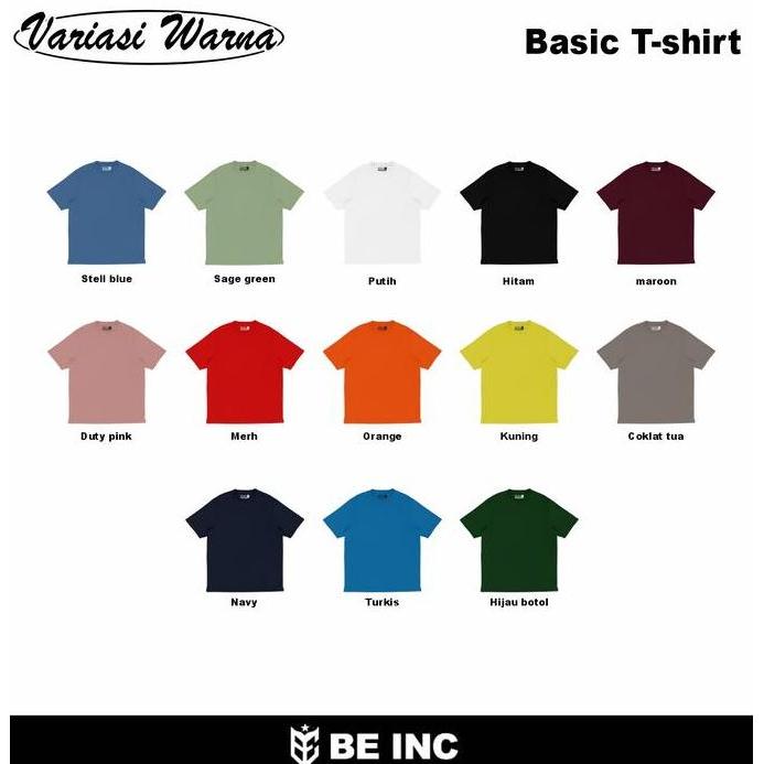 BE INC - Kaos Custom Bucin Couple Inisial Nama T-shirt (Pria & Wanita)