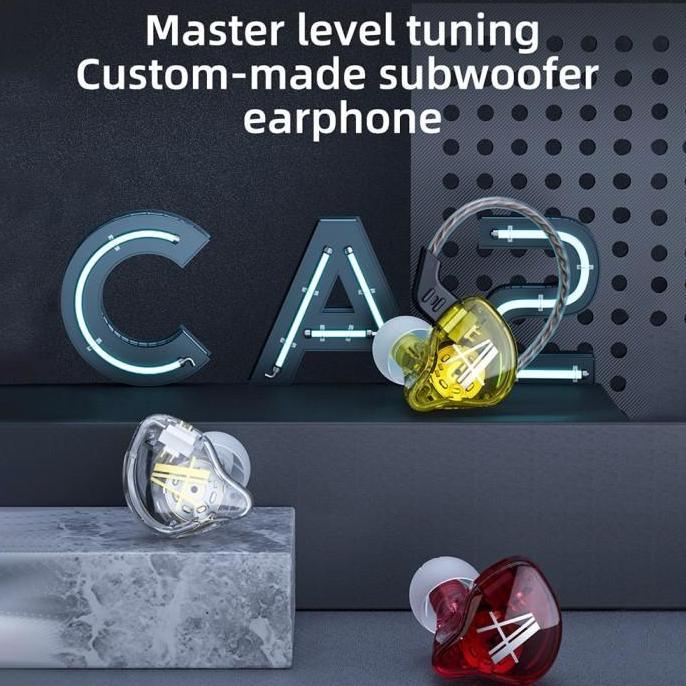 Voce- [Kz Official Store] Cca Ca2 With Mic In Ear Earphone Extra Bass