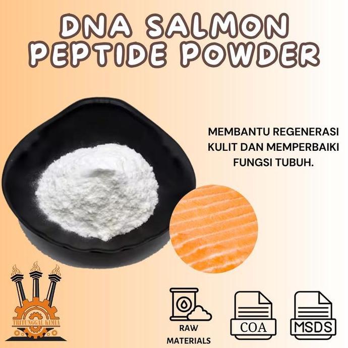 Salmon Dna Hydrolysate Powder 500 Gr / Dna Salmon Peptide Powder / Dna Ikan Salmon Kolagen 500Gr