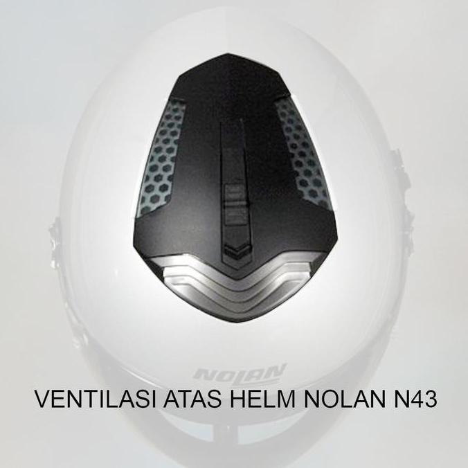 TERLARIS PANEL SET VENTILASI ATAS HELM NOLAN N43