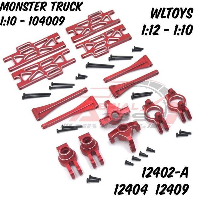 Promo Upgrade Metal Part Wltoys 1/110 104009 12402-A 12404 12409 Arm Knuckle Cod