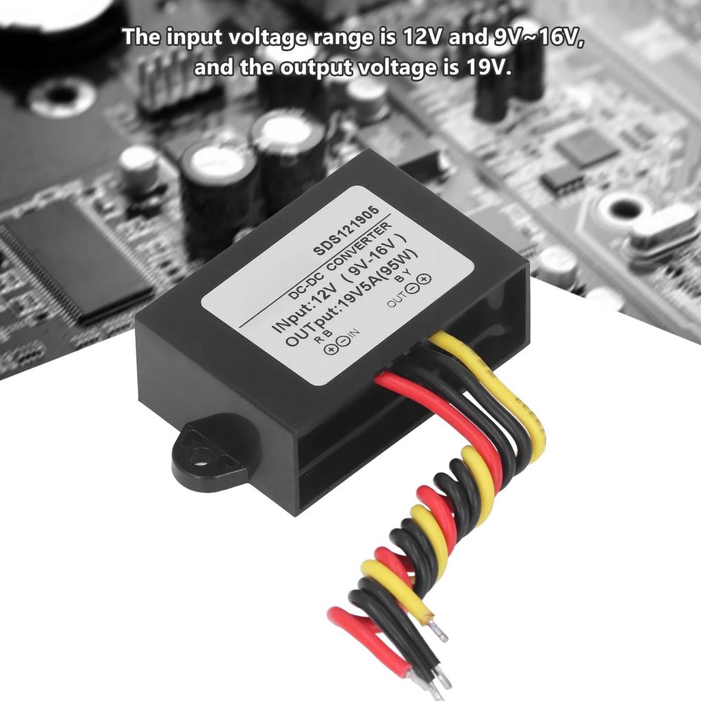 Boost Converter Dc 12V To Dc 19V Waterproof Step Up Adapter Accessory For Power Supply Power Step Up