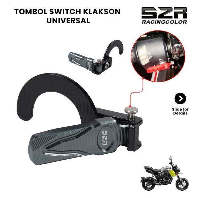 Switch Klakson Motor Papio Universal Cnc Horn Switch Button Accesories Original Diskon