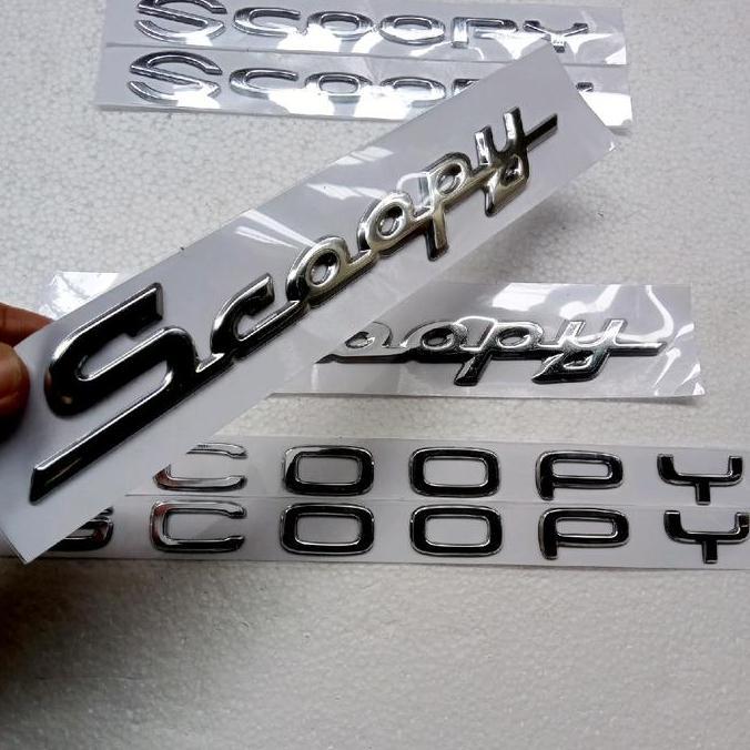 Emblem Ori Honda Scoopy, Emblem Honda Scoopy Original
