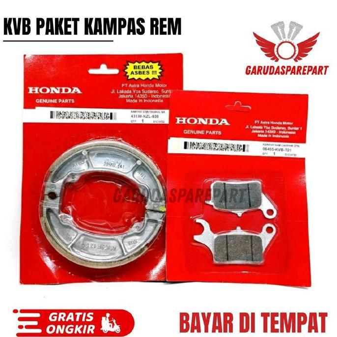 Kampas Rem Depan Belakang Beat Fi Esp / Sccopy Fi Esp / Spacy Fi / Vario 110 Fi Cbs / Kampas Rem Tro