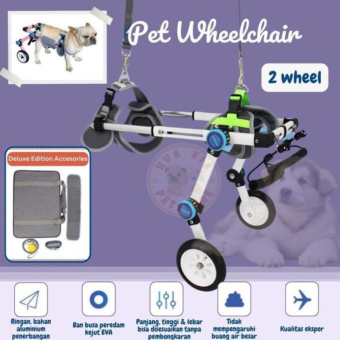 Pet Wheelchair Kursi Roda Alat Bantu Jalan Kucing Anjing - Luxury