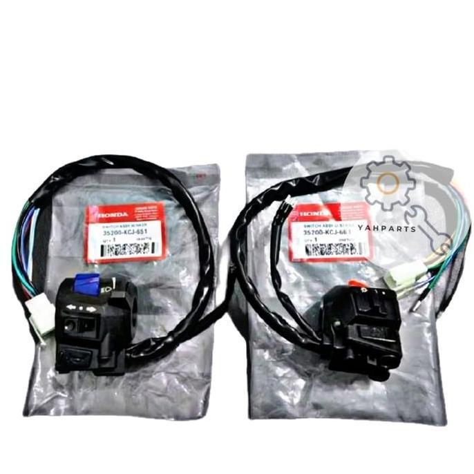 Tombol Saklar Holder Kanan Kiri Honda Tiger Lama, Tiger Revo New, Saklar Switch 2Pcs Kanan Kiri Tige