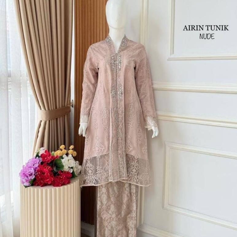 BESTPROMO Kebaya Airin Tunik Set Songket Tunik Pesta Baju Kondangan