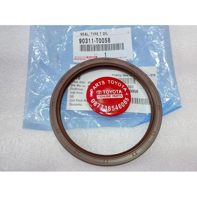 Seal Kruk Krek Ker As Belakang Innova Fortuner Hilux Hiace Bensin Asli Original 90311-T0058 Terbaik