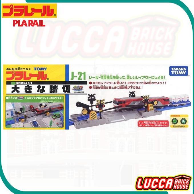 Promo Takara Tomy Plarail J-21 Large Railway Railroad Crossing Cod