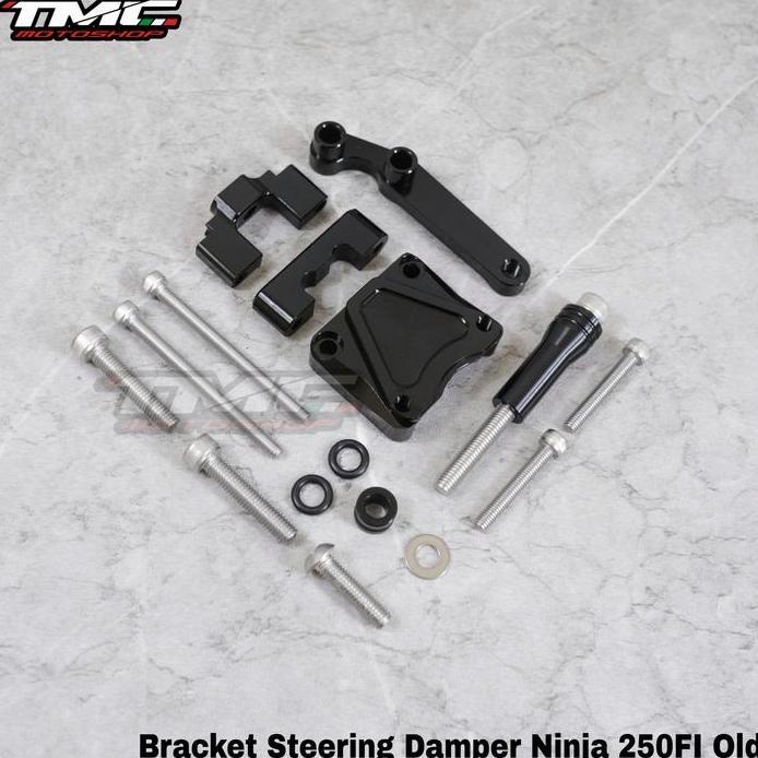 Bracket breket steering damper stabiliser stang Ninja250 Ninja 250 FI