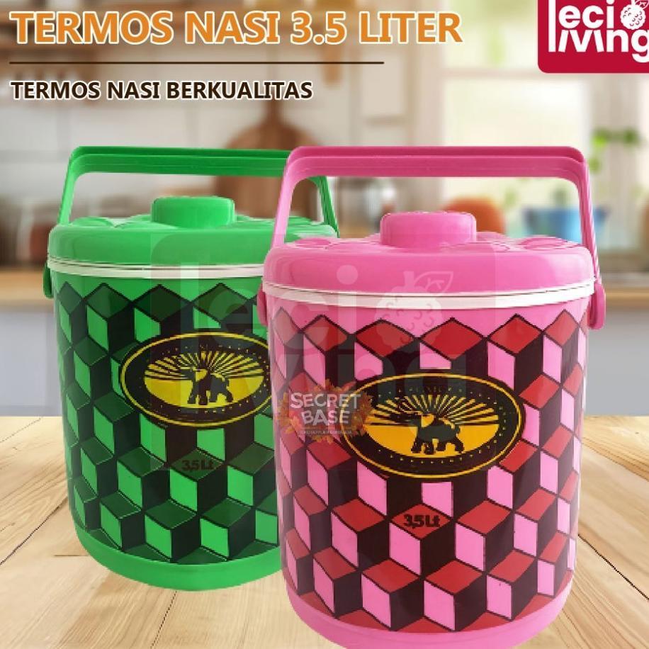 Termos Nasi 3,5 Liter - Termos Es Batu Tahan Lama / Rice Bucket / Tempat Nasi 3,5L