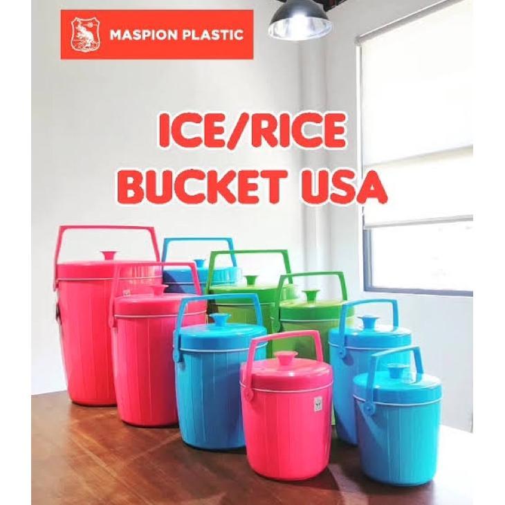 Maspion Termos Nasi, Termos Es Bi 005 Ice/ Rice Bucket Ukuran Kecil Sedang Besar