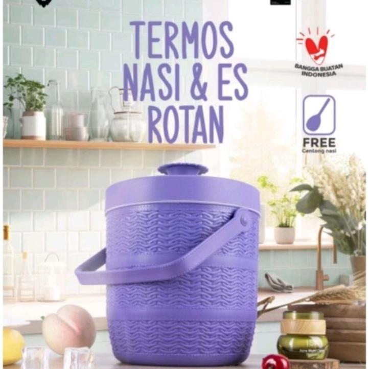 Termos Nasi Termos Es Tempat Penyimpanan Nasi / Es 6,5 Liter