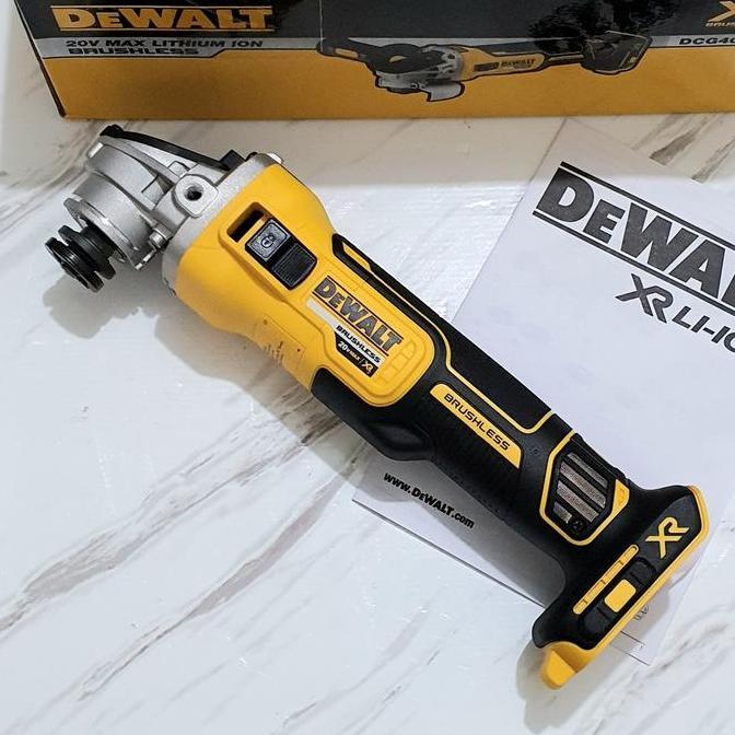 TERLARIS - DeWALT ANGLE GRINDER DCG405 20v BRUSHLESS - Gerinda Cordless