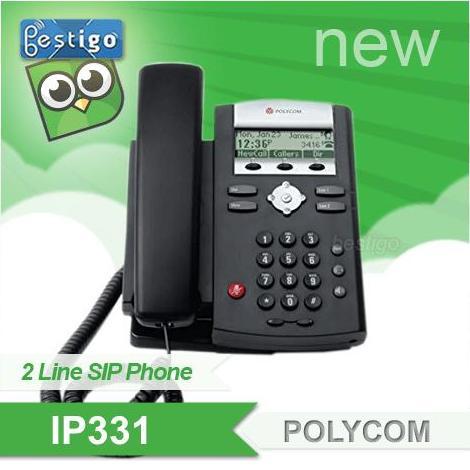 NEW IP Phone Polycom IP331 Telepon VoIP SIP