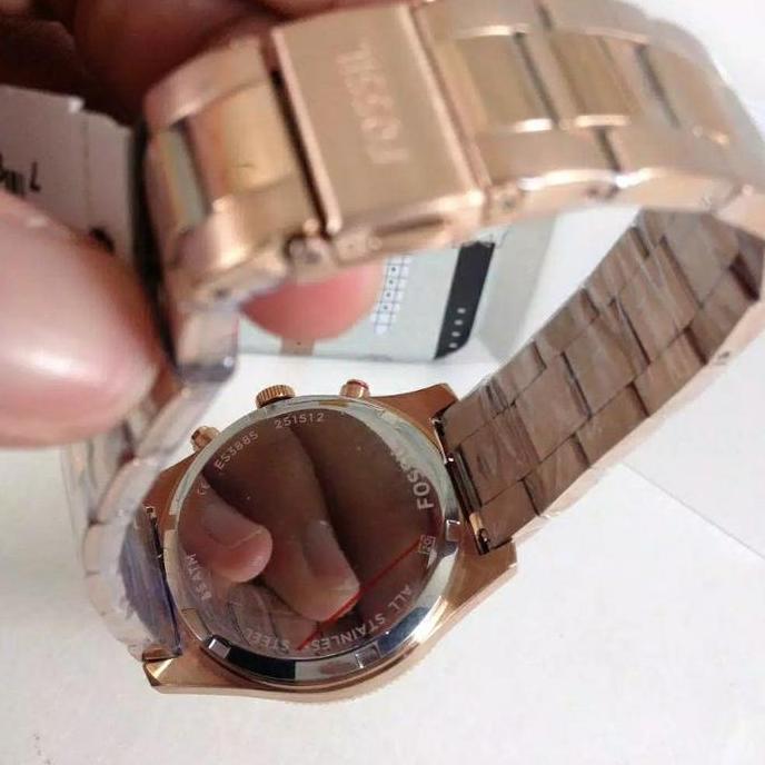 JAM TANGAN WANITA ES3885 RANTAI SPORT ORINAL FULLSET GARANSI