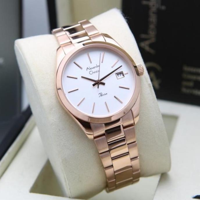 ALEXANDRE CHRISTIE AC 2839 ROSEGOLD AC2839 WANITA ORINAL,,STAINLESS