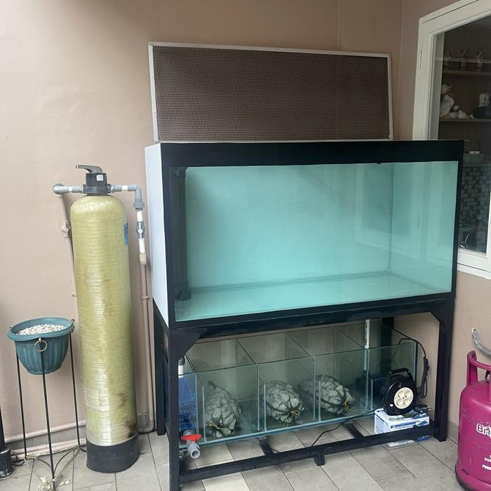 Aquarium 150x50x60 12mili sump dan rak