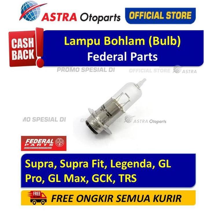 Update Lampu Bohlam Federal Parts untuk motor SUPRA, SUPRA FIT, LEGENDA dll Ayo Order