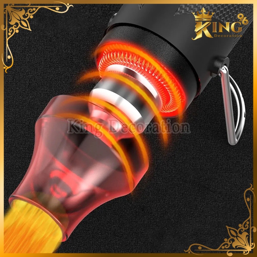 Heat Gun Hot Gun Pemanas Serba Guna Repair Flower Electric Blower Shrink Diy Alat Memperbaiki Bunga