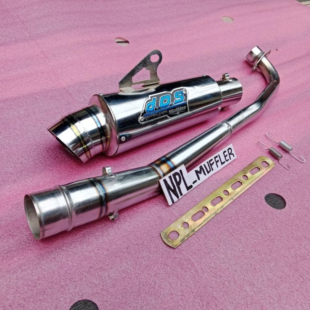AURELYNSTORE KNALPOT DOS RACING ALL BEBEK SERIES SUPRA KARISMA JUPITER VEGA GRAND SMASH ABSOLUTE REV