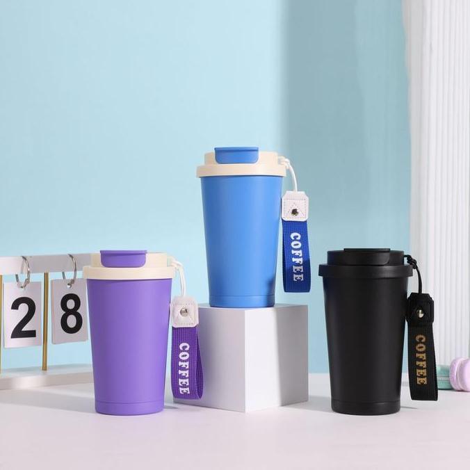 KINEGY Tumbler Minum Premium 350ML Botol Minum Tumbler Kopi Kenangan Stainless 316 Portable Tumbler 