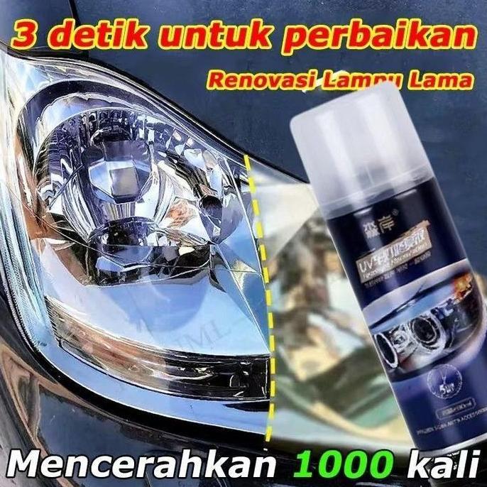 SERICUSS 200ml Pembersih Kaca Lampu Mobil Pemutih Kaca Lampu Depan Mobil Penghilang Kuning Lampu Mob