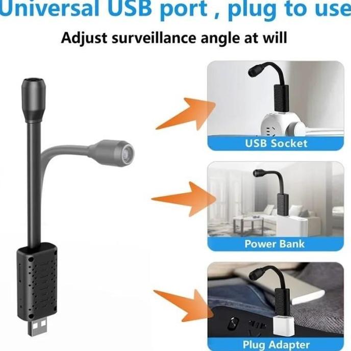 ODONTY Spy Cam Cctv Mini 8MP V380 Wifi USB IP Camera- Spy Camera USB Wireless