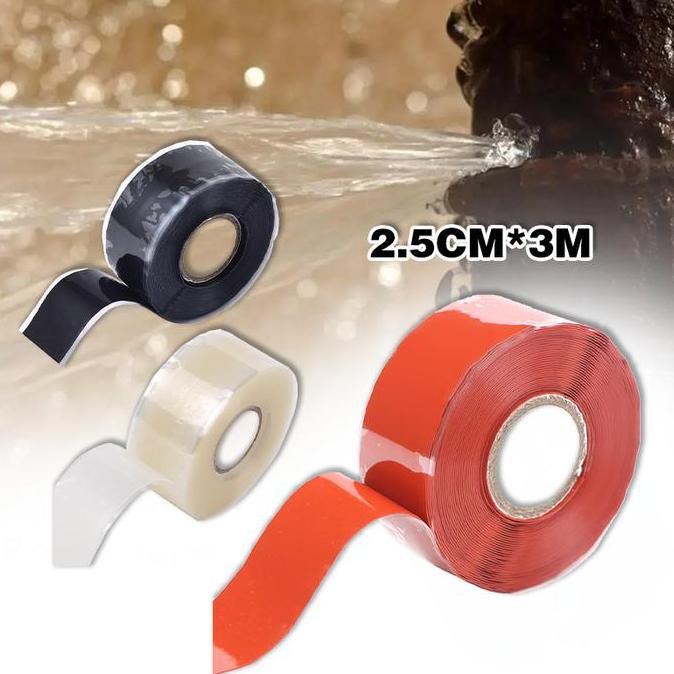 ENCRASH 3 Meter Lakban Isolasi Pipa Ledeng Waterproof Lakban Anti Bocor Pipa Bocor