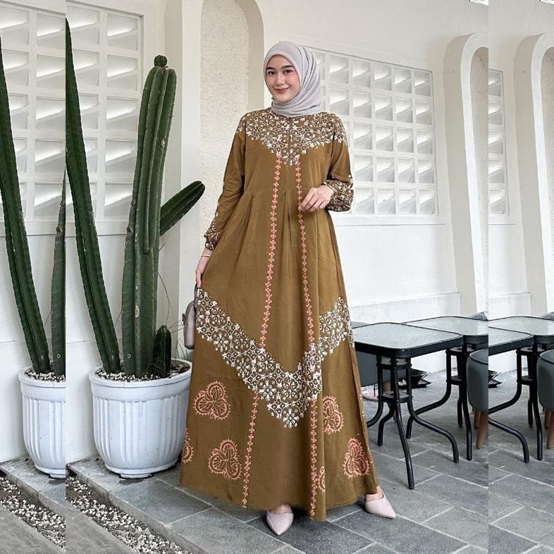 Cuci Gudang Gamis Twill | Gamis Twill Ori Pekalongan | Gamis Cap Rayon Premium Candi Mekar | Gamis T