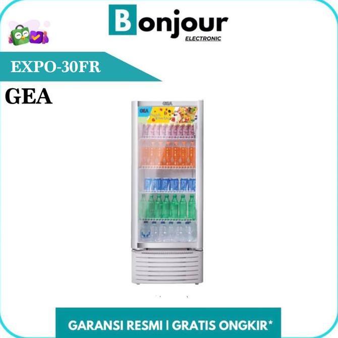 Showcase 4 Rak GEA EXPO-30FR 231 Liter Kulkas Showcase GEA Expo30R 231 L