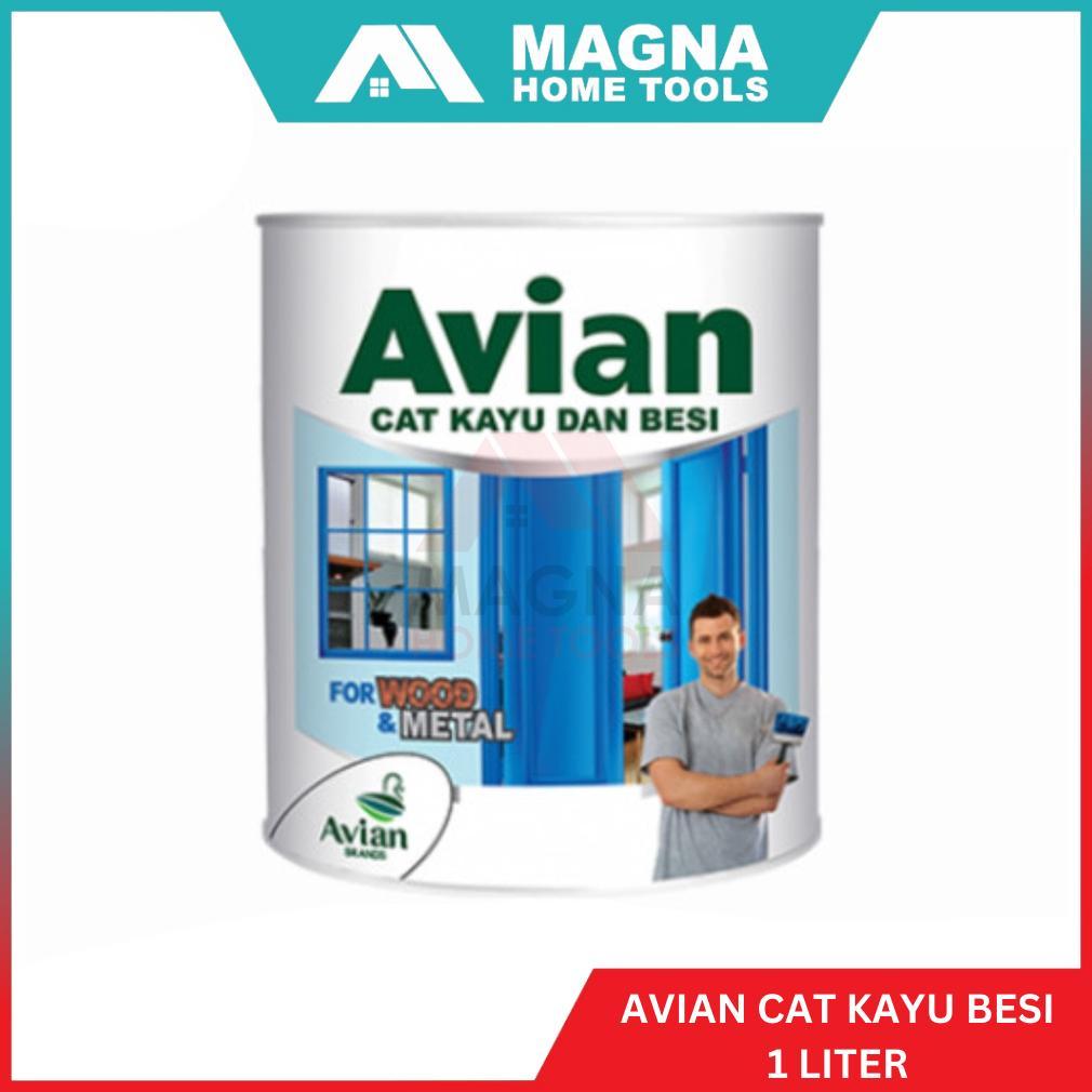 CAT KAYU AVIAN 1 KG/1 LT WARNA HITAM/HITAM DOP